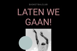 Basketbal Sportclub Html5 Responsieve Sjabloon