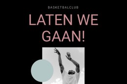 Gratis Ontwerpsjabloon Voor Basketbal Sportclub