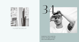 Museum Voor Kunstontwerp - Eenvoudig Websitesjabloon