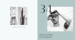 Museu De Arte Design - Melhor Modelo HTML5