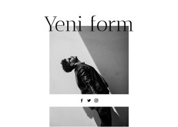 Tarzda Yeni Form - Duyarlı Web Sitesi