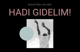 Basketbol Spor Kulübü Için Çok Amaçlı Web Sitesi Tasarımı