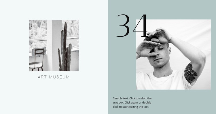Art design museum  Webflow Template Alternative