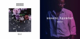 Unsere Modeagentur - Vorlage HTML5, Responsive, Kostenlos