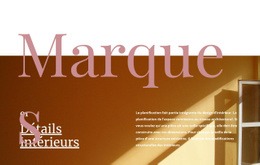 Conception De Sites Web Polyvalents Pour Studio De Détails Intérieurs