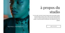 Salon De Maquillage - Maquette De Site Web PSD