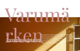 Interiör Detaljer Studio - Webbplatsdesign