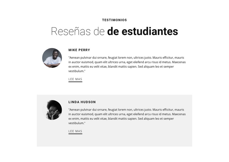 Revisiones de educación de estudiantes Tema de WordPress