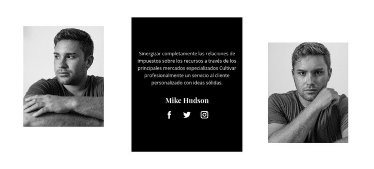 Nuestro equipo empresarial Creador de sitios web HTML