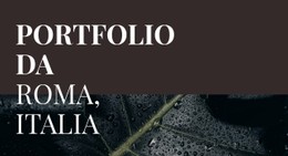 Il Nostro Portfolio Artistico Modello Di Sito Web CSS Gratuito
