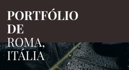 Nosso Portfólio De Arte Modelo De Site CSS Gratuito