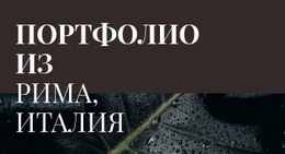 Наше Художественное Портфолио – Тема Страницы