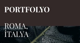 Sanat Portföyümüz - Sayfa Teması