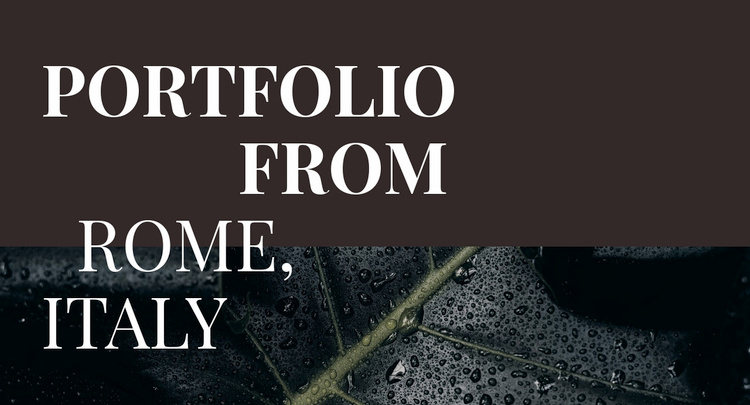 Our art portfolio Wix Template Alternative