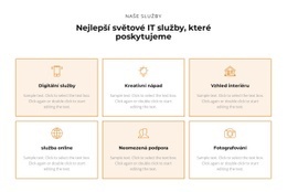 Podívejte Se Na Služby – Šablona Webové Stránky HTML