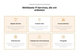 Sehen Sie Sich Die Dienstleistungen An – Anpassbare Professionelle HTML5-Vorlage