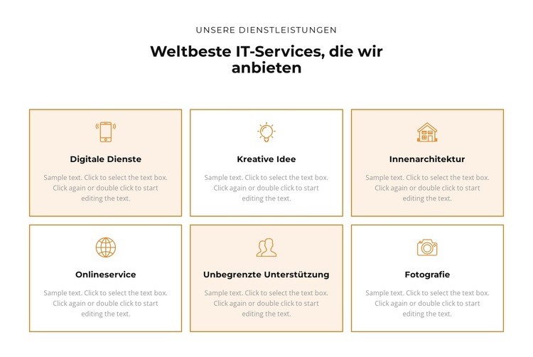 Sehen Sie sich die Dienstleistungen an Website design