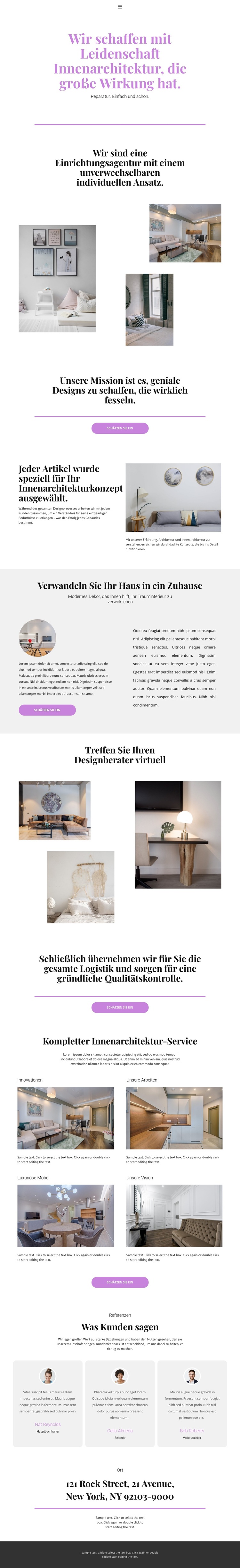 Wahl des Designs für das Haus WordPress-Theme