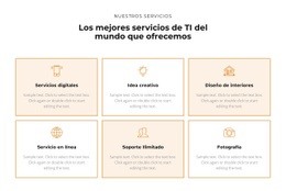 Consulta Los Servicios - Create HTML Page Online