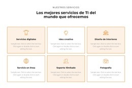 Mejor Diseño De Página De Destino Para Consulta Los Servicios