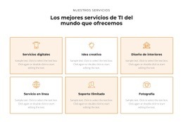 Consulta Los Servicios: Plantilla HTML5 Profesional Personalizable