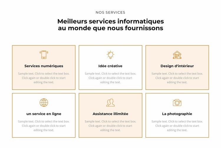 Découvrez les prestations Modèles de constructeur de sites Web