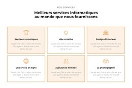 Découvrez Les Prestations - Site Web Gratuit D'Une Page