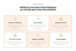 Découvrez Les Prestations - Inspiration Du Thème WordPress