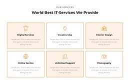 Check Out The Services - Easy-To-Use Html Code