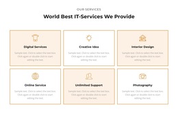 Check Out The Services Html5 Responsive Template
