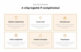 Tekintse Meg A Szolgáltatásokat - HTML Weboldal Sablon