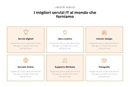 Generatore Di Siti Web Multiuso Per Scopri I Servizi