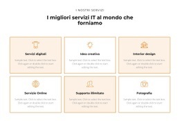 Scopri I Servizi - Create HTML Page Online