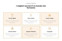 Scopri I Servizi - Modello HTML5 Professionale Personalizzabile