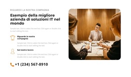 Direzione IT In Ufficio - Modello Di Pagina Di Destinazione