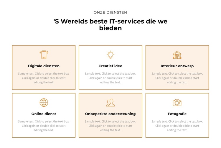 Bekijk de diensten WordPress-thema