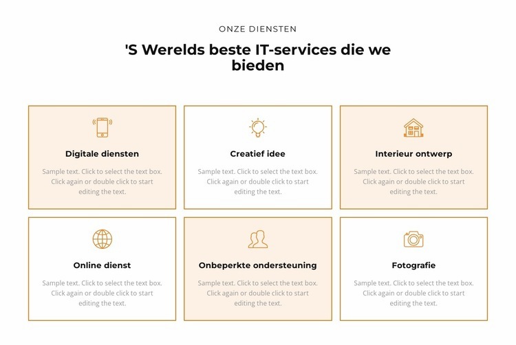 Bekijk de diensten Website ontwerp