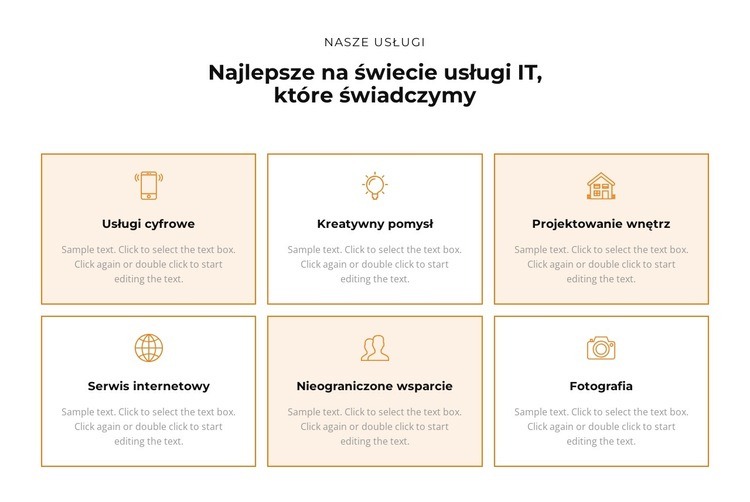 Sprawdź usługi Szablony do tworzenia witryn internetowych