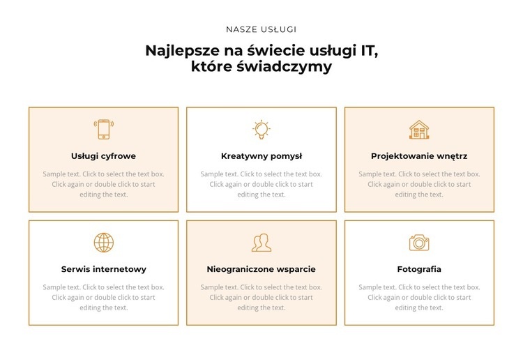 Sprawdź usługi Kreator witryn internetowych HTML