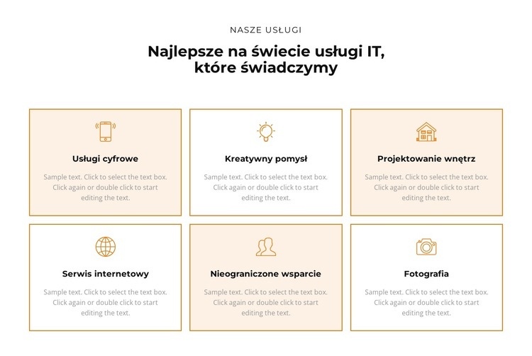 Sprawdź usługi Projekt strony internetowej