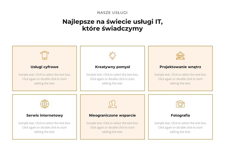 Sprawdź usługi Szablon