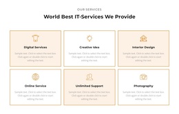 Check Out The Services - Personal Template