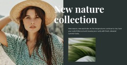 Nature Fashion Collection CSS Website Template