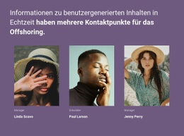 Unsere Assistenten - Ultimative Joomla-Vorlage