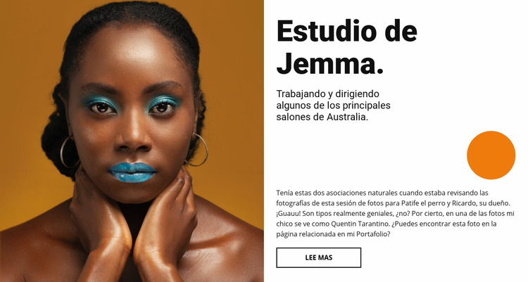 Maquillaje de noche Plantilla Joomla