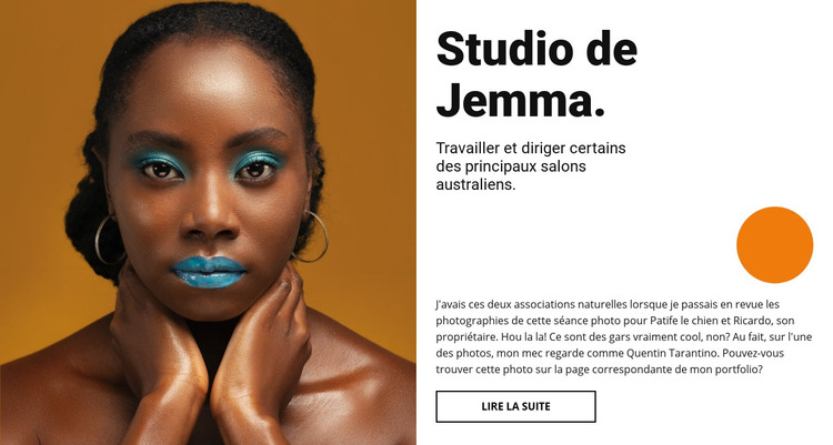 Maquillage de soirée Modèle HTML