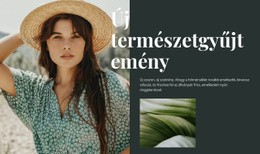 Ingyenes CSS Természet Divat Kollekció Számára