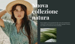 Collezione Di Moda Natura - Generatore Di Siti Web Professionale Personalizzabile