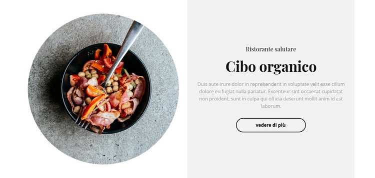 Cibo piccante Costruttore di siti web HTML