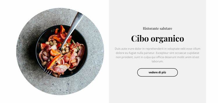 Cibo piccante Modello Joomla